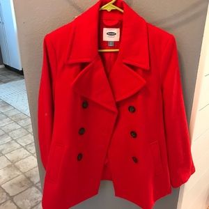 Old Navy pea coat, never worn